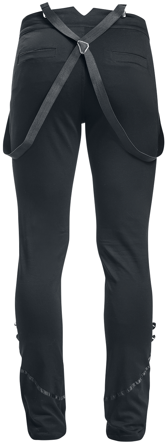 Pantalon en toile Gothic de Banned Alternative - Pantalon De Style Militaire - S à XXL - pour Homme - noir - Banned Alternative - View 2