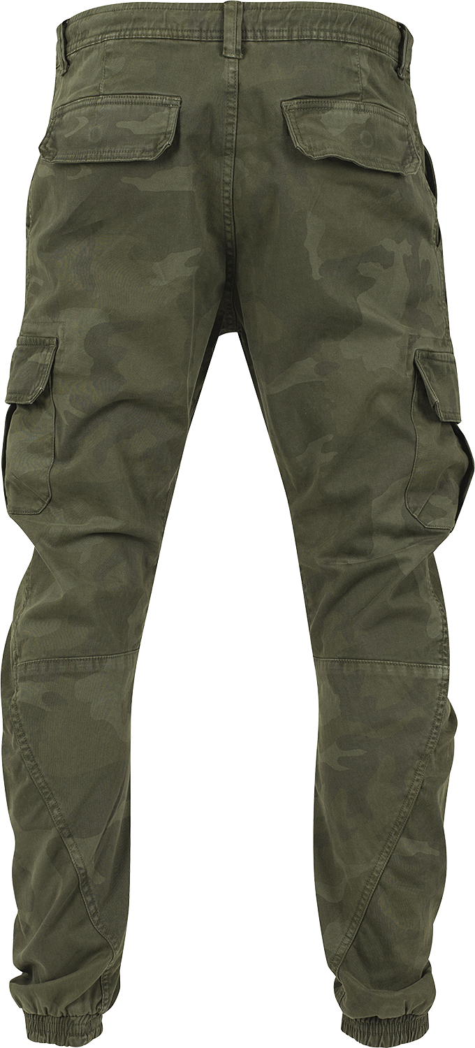 Bas de survêtement  de Urban Classics - Treillis élastiqué - S à XXL - pour Homme - camouflage forêt - Urban Classics - View 2