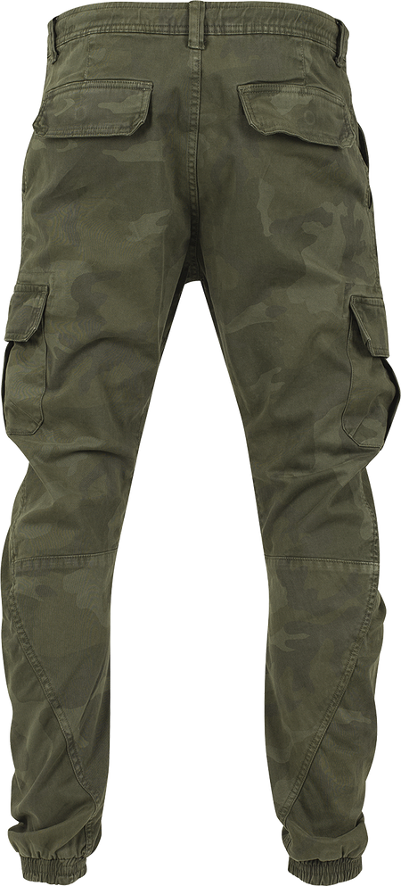 Bas de survêtement  de Urban Classics - Treillis élastiqué - S à XXL - pour Homme - camouflage forêt - Urban Classics - View 2