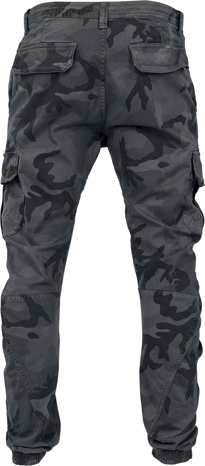 Bas de survêtement  de Urban Classics - Treillis élastiqué - S à XXL - pour Homme - camouflage sombre - Urban Classics - View 2