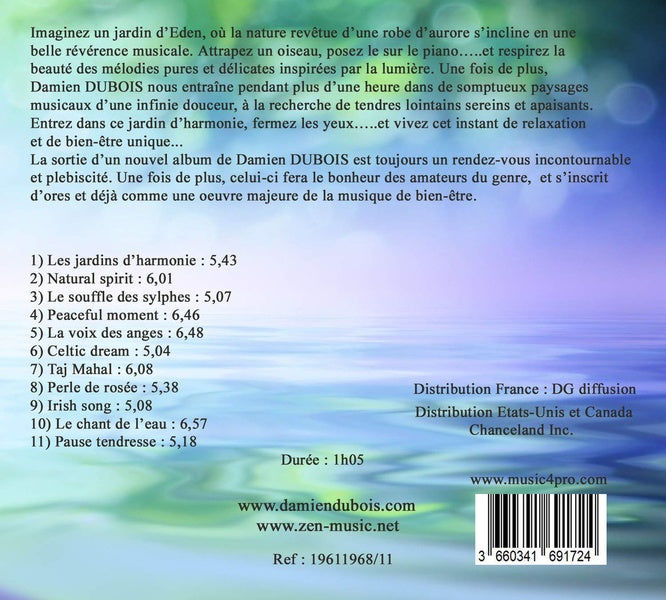 Les jardins d'harmonie - CD - Front Cover