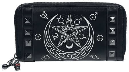 Portefeuille Gothic de Banned Alternative - Hollow - pour Femme - noir/blanc - Banned Alternative - View 2