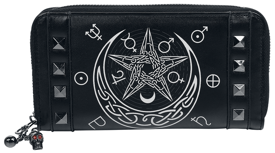 Portefeuille Gothic de Banned Alternative - Hollow - pour Femme - noir/blanc - Banned Alternative - View 2