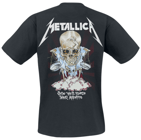 T-Shirt Manches courtes  de Metallica - Tip Scales - M à 3XL - pour Homme - noir - metallica - View 2