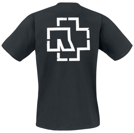 T-Shirt Manches courtes  de Rammstein - Weiße Balken - S à 5XL - pour Homme - noir - Rammstein - View 2