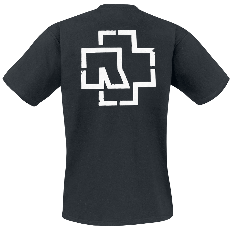 T-Shirt Manches courtes  de Rammstein - Weiße Balken - S à 5XL - pour Homme - noir - Rammstein - View 2
