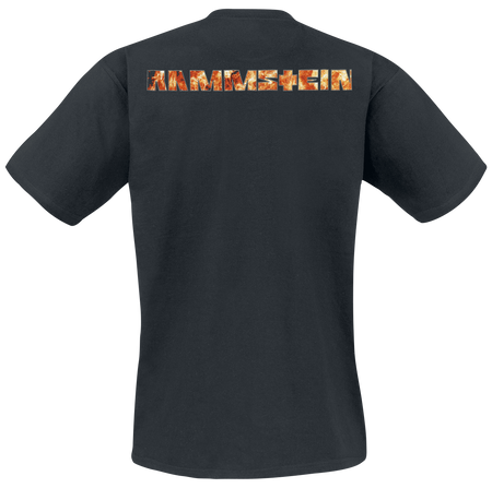 T-Shirt Manches courtes  de Rammstein - Logo Lave - S à 5XL - pour Homme - noir - Rammstein - View 2