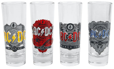 Lot de verres à shots  de AC/DC - Black Ice - pour Indifférent - transparent - AC/DC