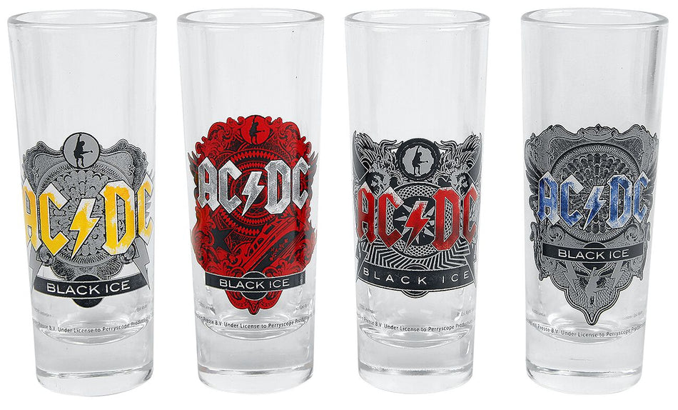 Lot de verres à shots  de AC/DC - Black Ice - pour Indifférent - transparent - AC/DC