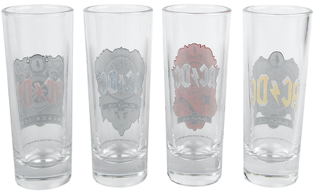 Lot de verres à shots  de AC/DC - Black Ice - pour Indifférent - transparent - AC/DC - View 2