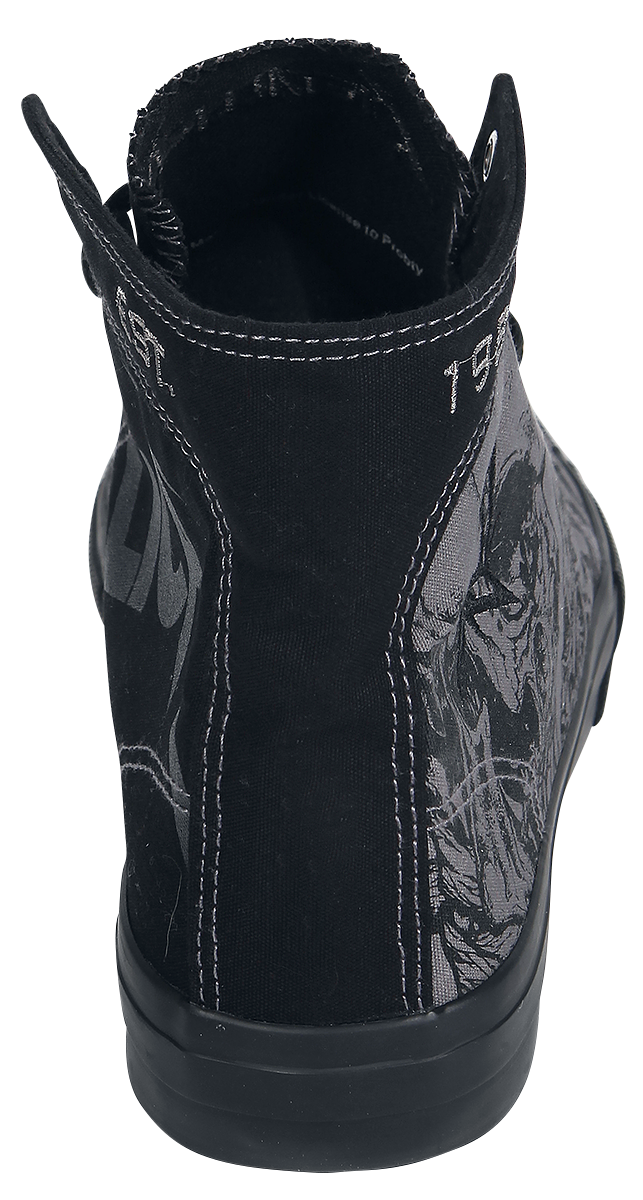 Baskets hautes  de Metallica - EMP Signature Collection - EU37 à EU47 - pour Unisexe - gris/noir - metallica - View 2