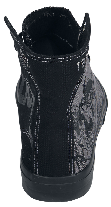 Baskets hautes  de Metallica - EMP Signature Collection - EU37 à EU47 - pour Unisexe - gris/noir - metallica - View 2