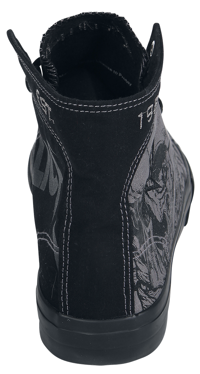 Baskets hautes  de Metallica - EMP Signature Collection - EU37 à EU47 - pour Unisexe - gris/noir - metallica - View 2