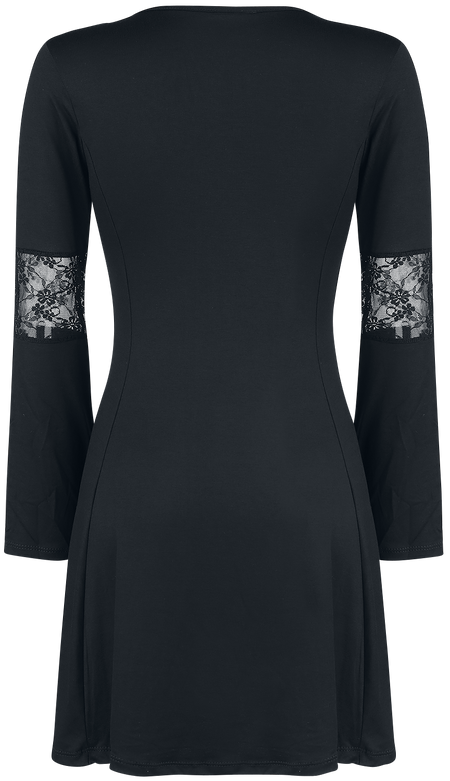 Robe mi-longue  de Alchemy England - Bleeding Rose - L à 3XL - pour Femme - noir - Alchemy England - View 2