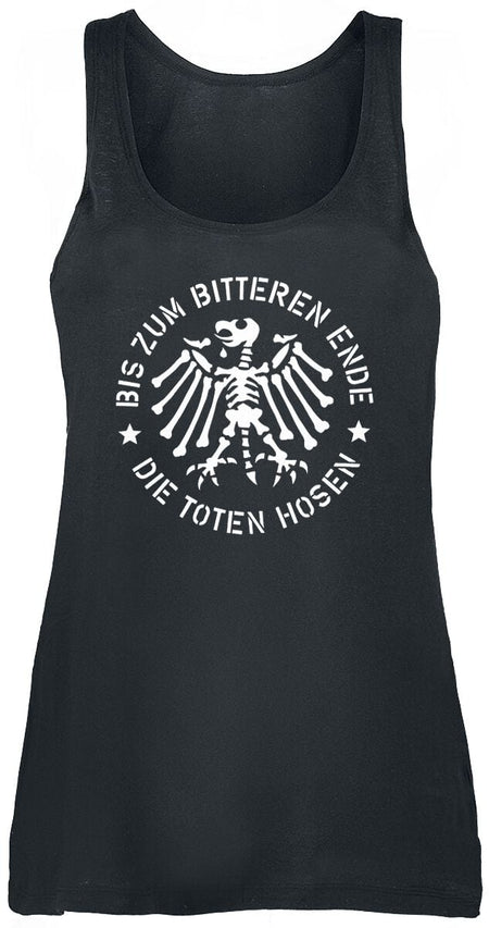 Top  de Die Toten Hosen - Bis zum bitteren Ende - S à XXL - pour Femme - noir - Die Toten Hosen