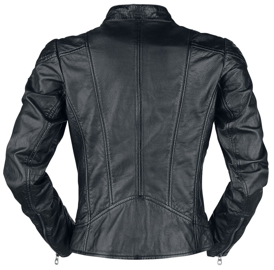 Veste en cuir  de Mauritius - Kina S18 LEGV - XS à 5XL - pour Femme - noir - Mauritius - View 2