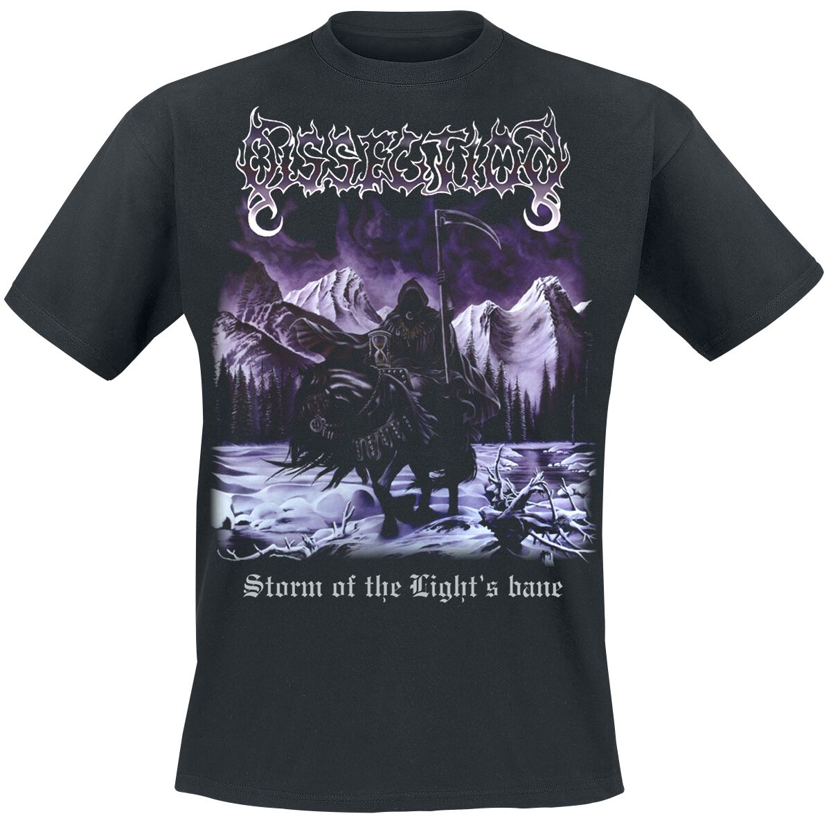 T-Shirt Manches courtes  de Dissection - Storm of the light's bane - S à XXL - pour Homme - noir - Dissection