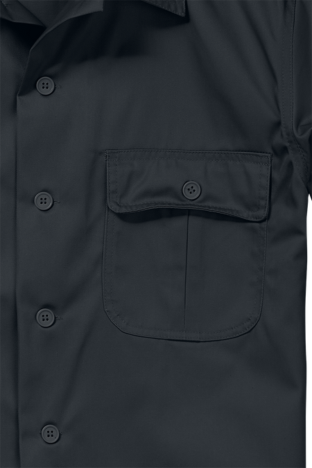 Chemise manches longues  de Brandit - T-shirt à manches longues US - M à 5XL - pour Homme - noir - Brandit - View 2