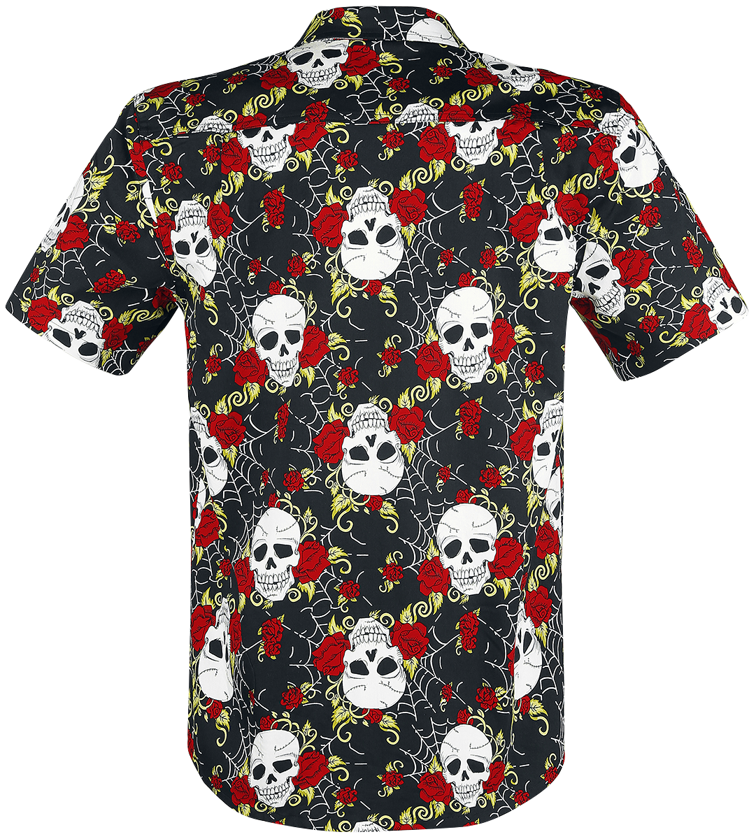 Chemise manches courtes Gothic de Jawbreaker - Skull - S à XL - pour Homme - noir - Jawbreaker - View 2