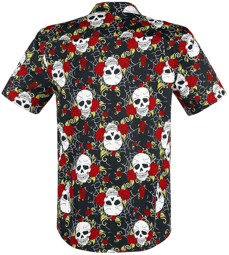 Chemise manches courtes Gothic de Jawbreaker - Skull - S à XL - pour Homme - noir - Jawbreaker - View 2
