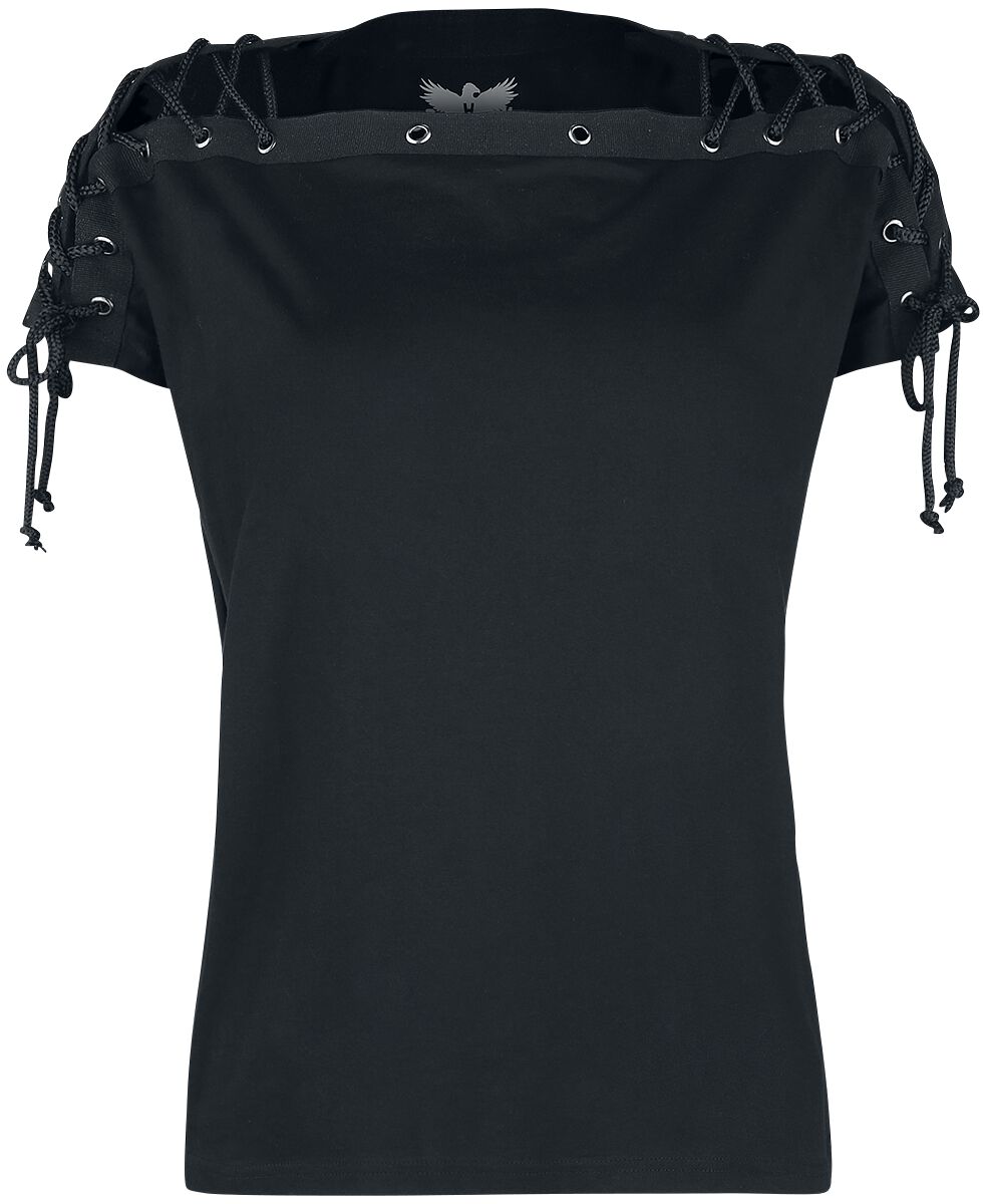 T-Shirt Manches courtes  de Gothicana by EMP - The Ties That Bind - S à 5XL - pour Femme - noir - Gothicana by EMP