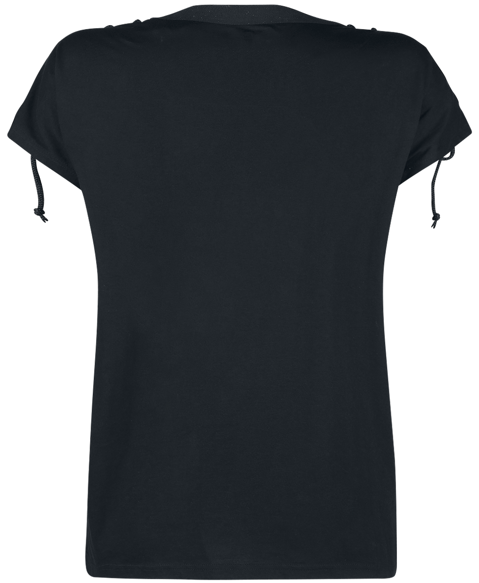 T-Shirt Manches courtes  de Gothicana by EMP - The Ties That Bind - S à 5XL - pour Femme - noir - Gothicana by EMP - View 2