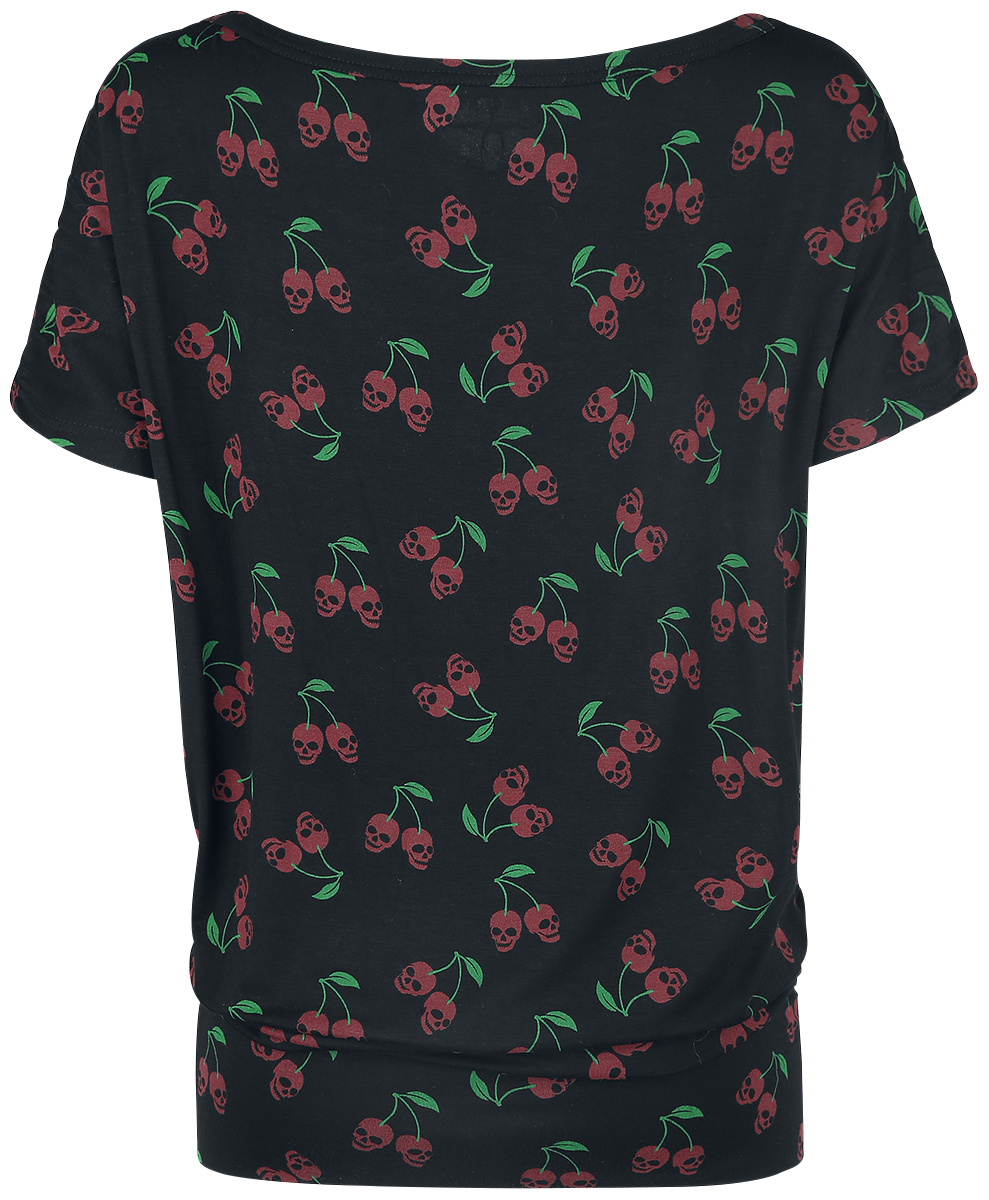 T-Shirt Manches courtes  de Rock Rebel by EMP - Can You Read My Mind - S à 5XL - pour Femme - noir - Rock Rebel by EMP - View 2