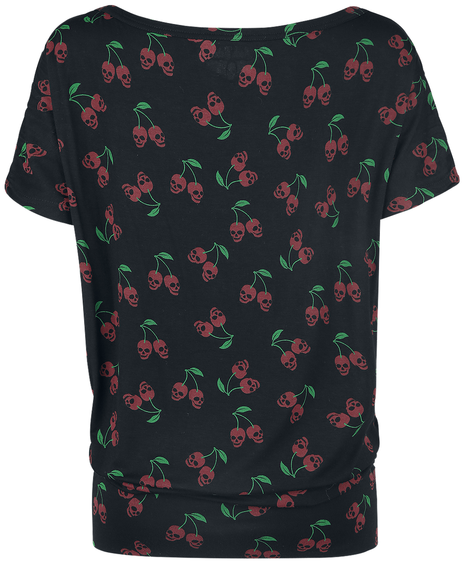 T-Shirt Manches courtes  de Rock Rebel by EMP - Can You Read My Mind - S à 5XL - pour Femme - noir - Rock Rebel by EMP - View 2