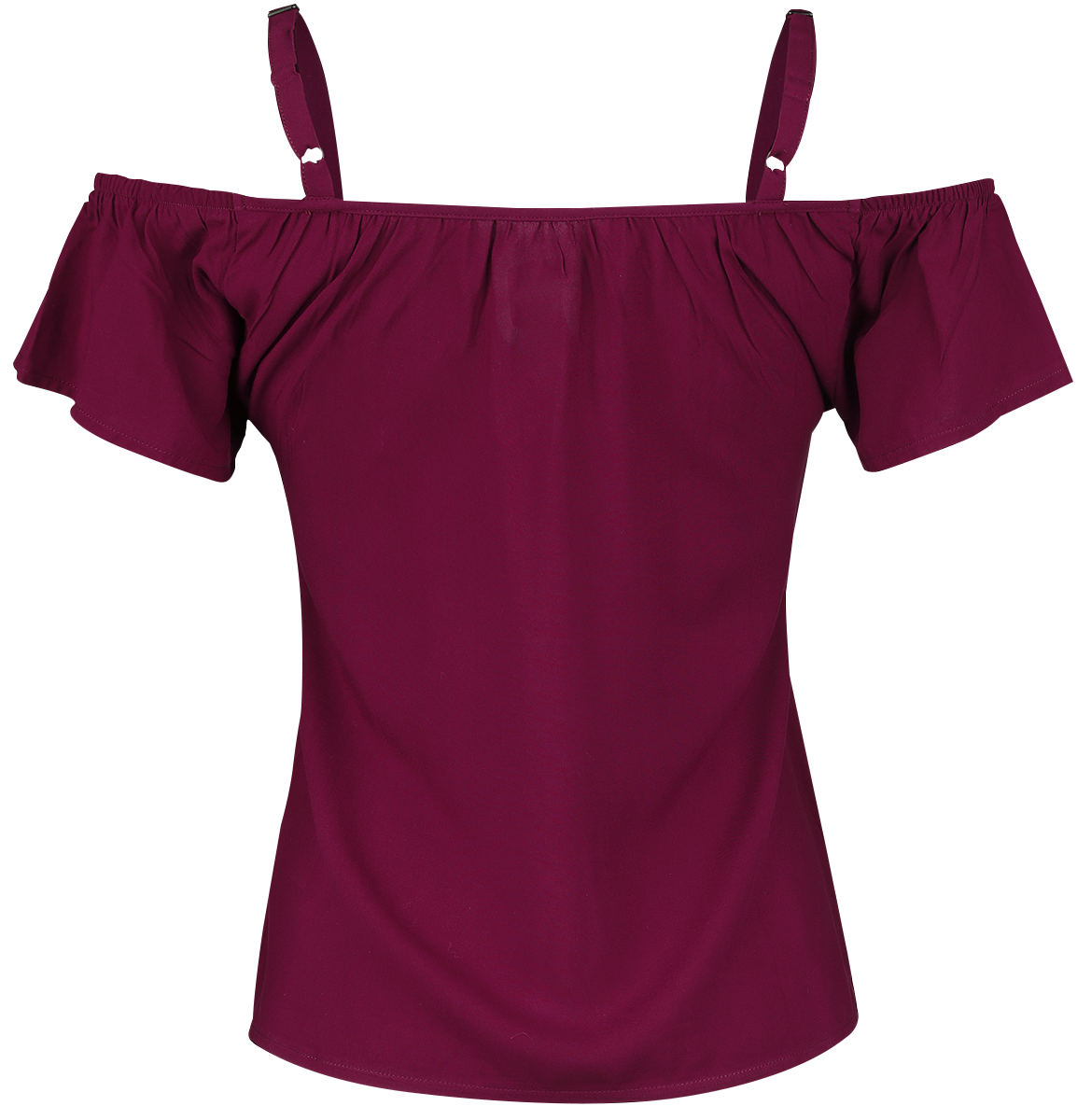 T-Shirt Manches courtes  de RED by EMP - Hang On Loose - S à 3XL - pour Femme - bordeaux - RED by EMP - View 2