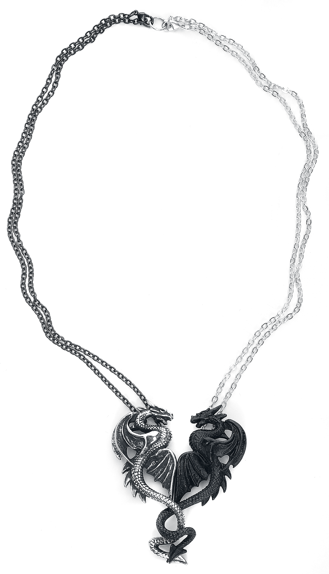Collier Gothic de Alchemy Gothic - Draconic Tryst - pour Unisexe - noir/argent - Alchemy Gothic - View 2