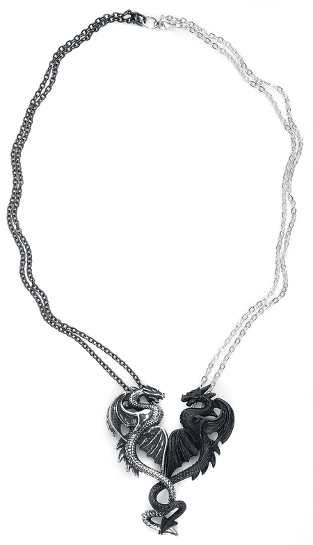 Collier Gothic de Alchemy Gothic - Draconic Tryst - pour Unisexe - noir/argent - Alchemy Gothic - View 2