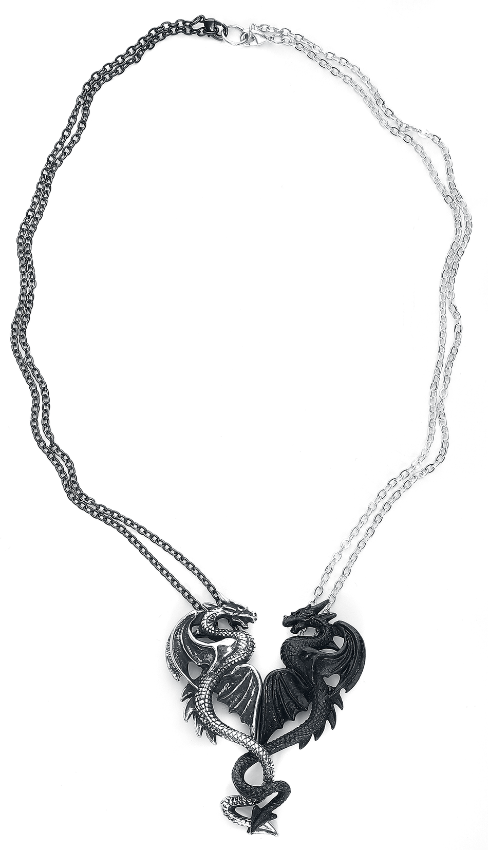 Collier Gothic de Alchemy Gothic - Draconic Tryst - pour Unisexe - noir/argent - Alchemy Gothic - View 2