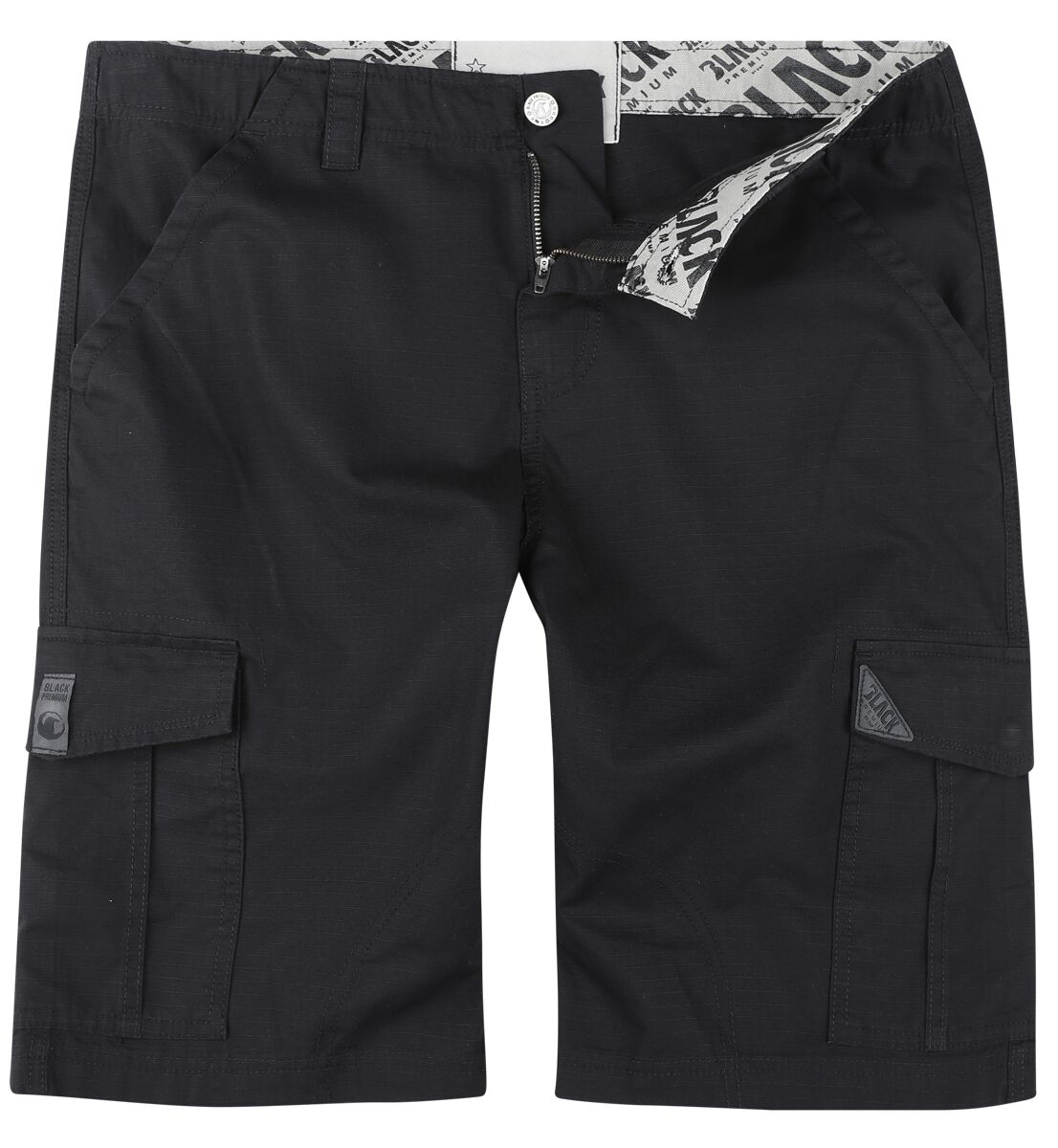 Short  de Black Premium by EMP - Bermuda Army Vintage - M à 5XL - pour Homme - noir - Black Premium by EMP