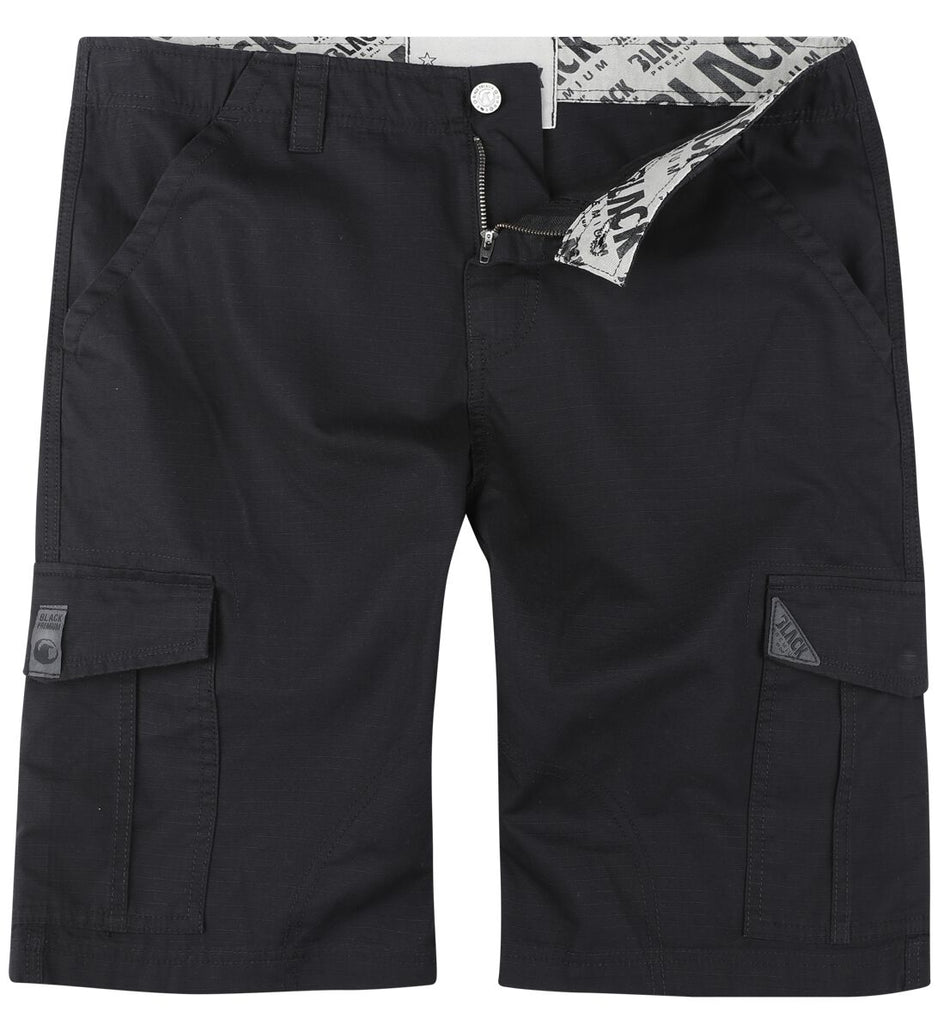 Short  de Black Premium by EMP - Bermuda Army Vintage - M à 5XL - pour Homme - noir - Black Premium by EMP