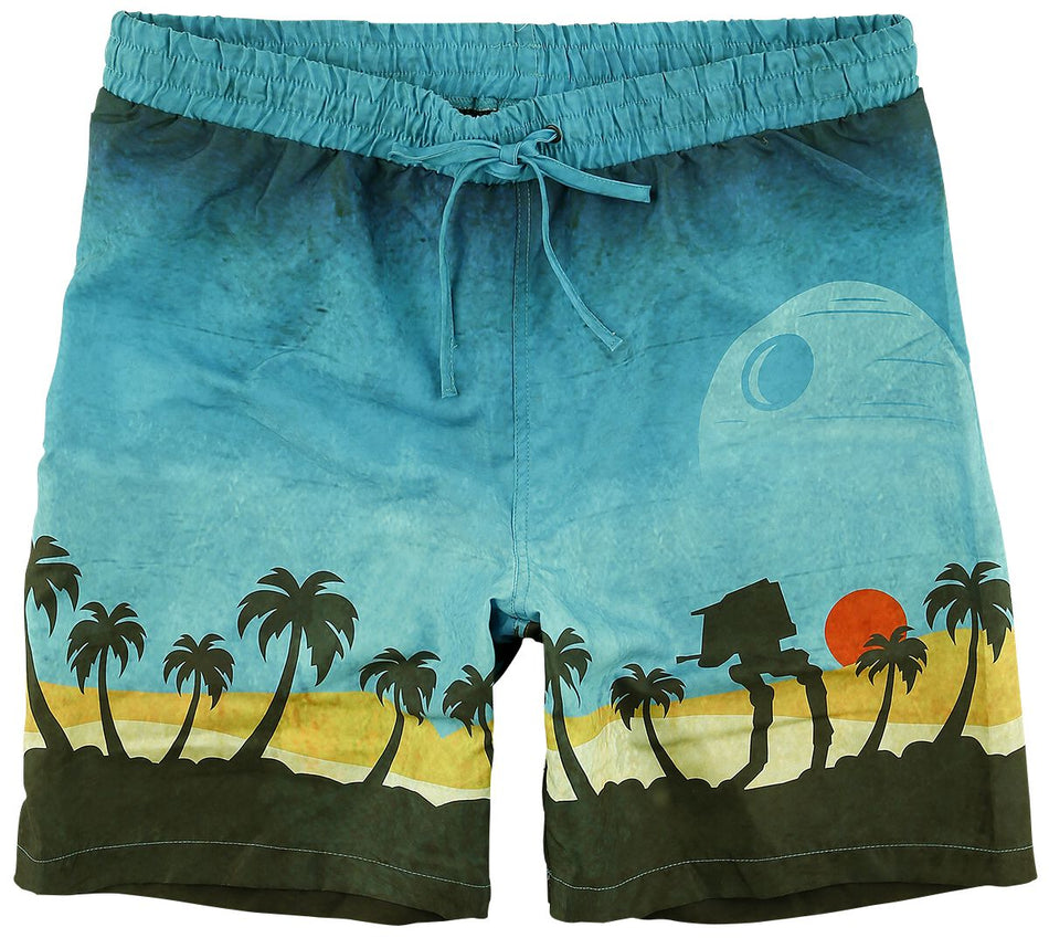 Short de bain Disney de Star Wars - Scarif Surf - S à XXL - pour Homme - multicolore - Star Wars