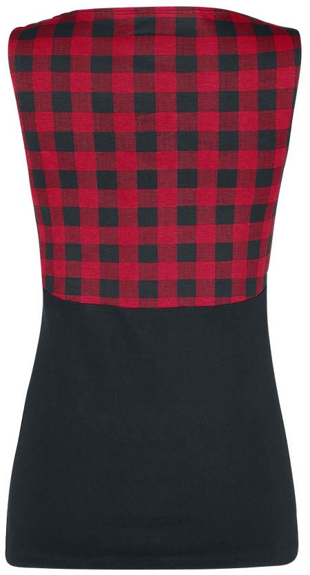 Top Rockabilly de Rock Rebel by EMP - She's Deadly - S à 5XL - pour Femme - noir/rouge - Rock Rebel by EMP - View 2