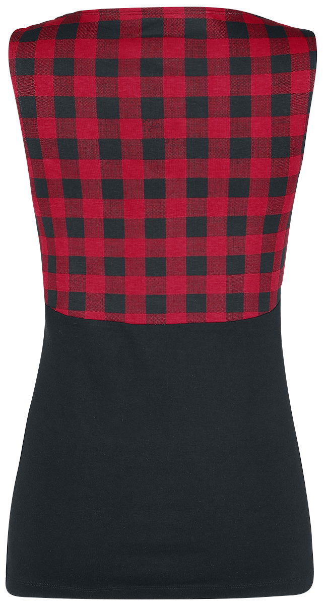 Top Rockabilly de Rock Rebel by EMP - She's Deadly - S à 5XL - pour Femme - noir/rouge - Rock Rebel by EMP - View 2
