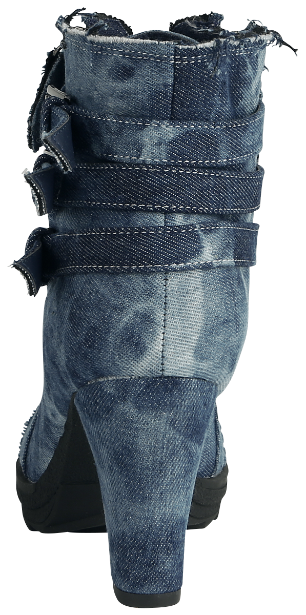 Talons hauts  de Rock Rebel by EMP - Ivy - EU36 à EU42 - pour Femme - bleu - Rock Rebel by EMP - View 2