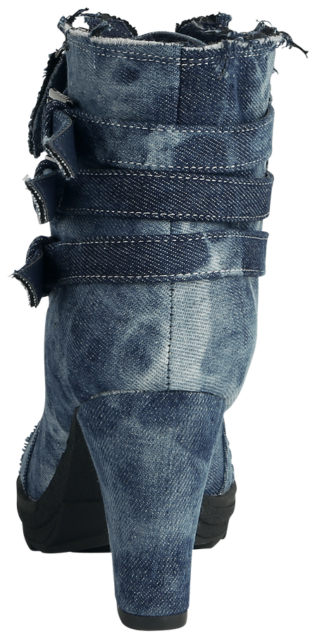 Talons hauts  de Rock Rebel by EMP - Ivy - EU36 à EU42 - pour Femme - bleu - Rock Rebel by EMP - View 2