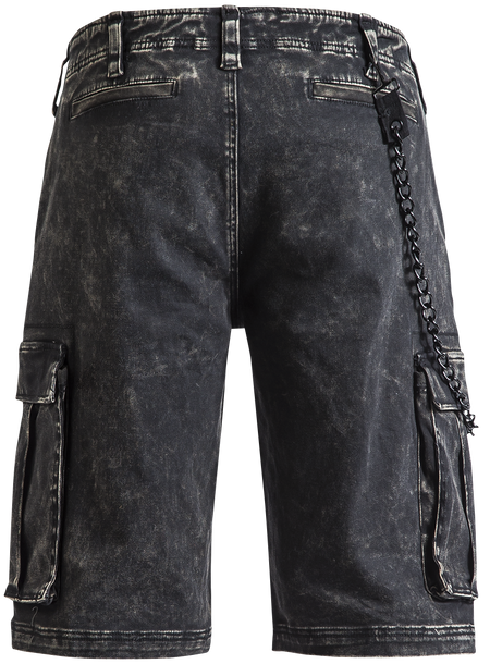 Short  de Rock Rebel by EMP - Garageland - S à 5XL - pour Homme - noir - Rock Rebel by EMP - View 2