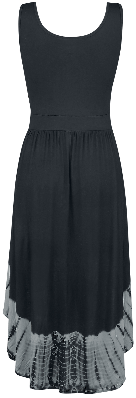 Robe mi-longue  de Rock Rebel by EMP - To Make A Long Story Short - S à XXL - pour Femme - noir/blanc - Rock Rebel by EMP - View 2