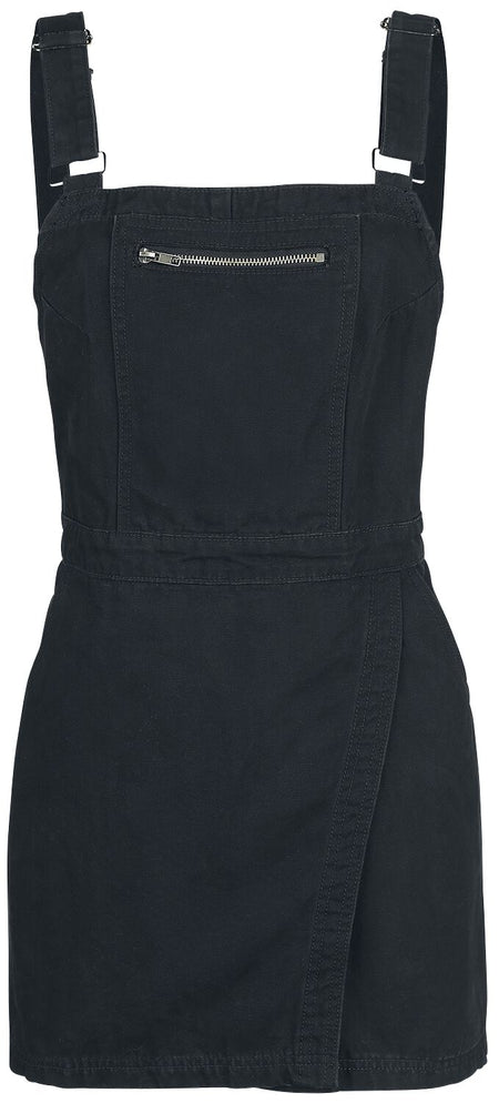 Robe courte  de Forplay - Robe Salopette Porte-Feuille - L à 5XL - pour Femme - noir - Forplay