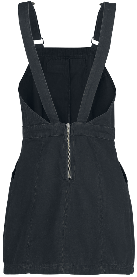 Robe courte  de Forplay - Robe Salopette Porte-Feuille - S à XL - pour Femme - noir - Forplay - View 2