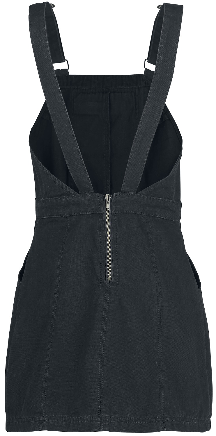 Robe courte  de Forplay - Robe Salopette Porte-Feuille - S à XL - pour Femme - noir - Forplay - View 2