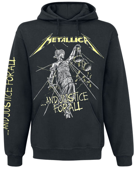 Sweat-shirt à capuche  de Metallica - ... And Justice For All - S à 5XL - pour Homme - noir - metallica