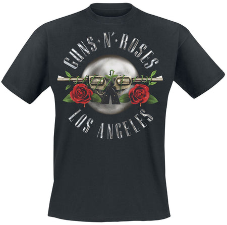 T-Shirt Manches courtes  de Guns N' Roses - Los Angeles Seal - S à 5XL - pour Homme - noir - Guns N' Roses