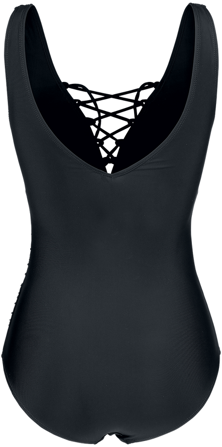 Maillots de bain  de Black Premium by EMP - Maillot De Bain Lacé - M à 5XL - pour Femme - noir - Black Premium by EMP - View 2