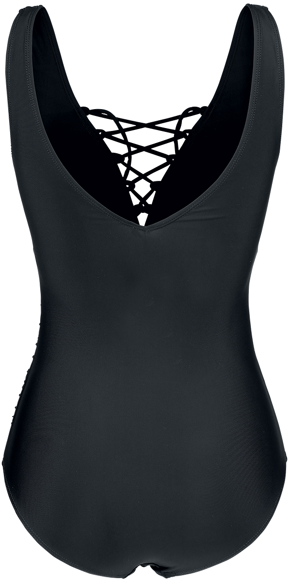 Maillots de bain  de Black Premium by EMP - Maillot De Bain Lacé - M à 5XL - pour Femme - noir - Black Premium by EMP - View 2