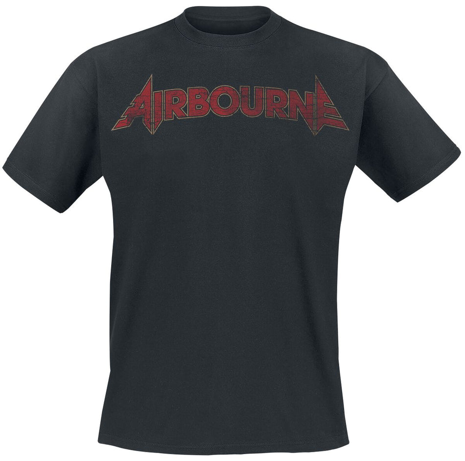 T-Shirt Manches courtes  de Airbourne - Cracked Logo - M à XXL - pour Homme - noir - Airbourne