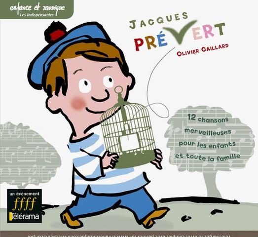 Chansons de Prévert pour les enfants - Front Cover